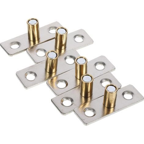 6 Pieces Residential Industrial Hardware Bracket Cabinet Sliding (1/5)