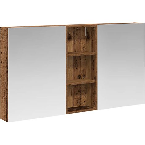 Maison Exclusive - Badezimmerschrank-Set 3 pcs 130 x 14,5 x 70 cm