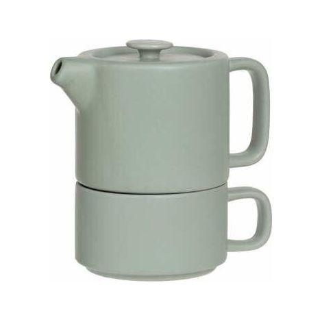 Teiera in ceramica Nature, menta (1/5)