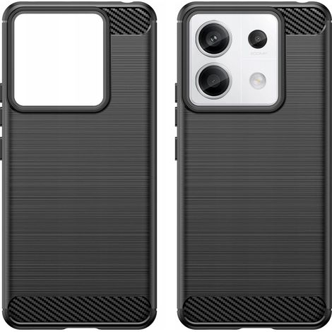 Custodia in fibra di carbonio per Xiaomi Redmi Note 13 Pro - Nera (1/5)