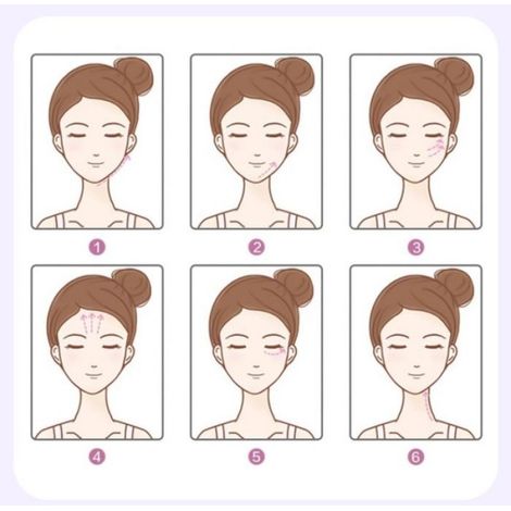 Masseur Facial Microcourant EMS - Instrument de Beauté Faciale à Domicile pour Lifting et Raffermissement Blanc (1/5)