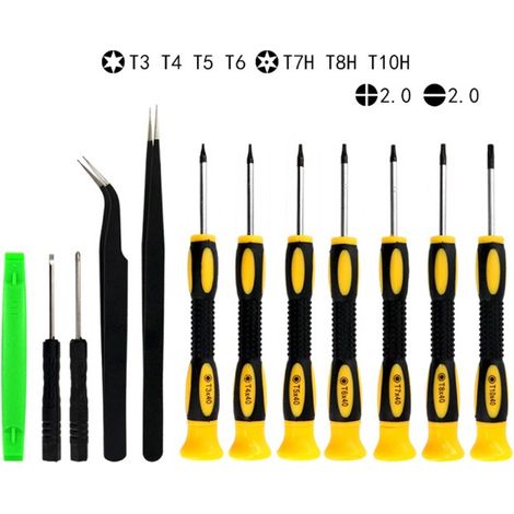 12 tournevis Torx magnétiques T3-T10, précision pour ordinateur porte affiche (1/5)