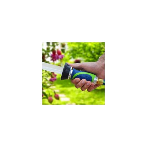 Tuyau Arrosage Réglable Pulvérisateur, Pistolet d'Arrosage Métal Buse de Pulvérisation de Tuyau Robuste avec Mode de Pulvérisation Réglable pour Lavage de Voiture, Terrasse, Arrosage de Jardin