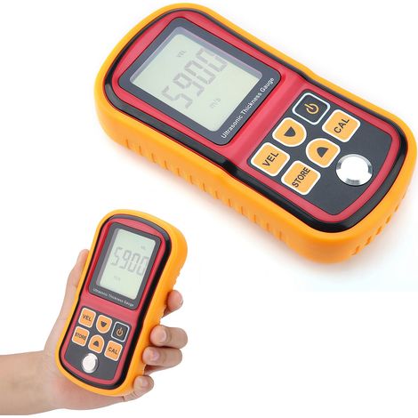 Jauge d'épaisseur ultrasonique numérique GM100 avec vélocimétrie (1,2300 mm) - Aucun agent de couplage requis