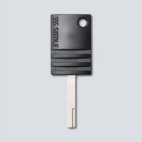 Siedle Chiave Vario nera in acciaio inox 16 cm