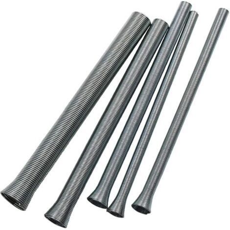 Ensemble de 5 cintreuses à ressort pour tubes flexibles en cuivre et en aluminium de 6, 8, 10, 12 et 16 mm de diamètre (1/5)