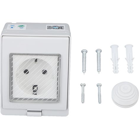 Presa WiFi, pellicola antipolvere trasparente per presa di corrente intelligente per balcone (SN55 SR (presa da 16A)).