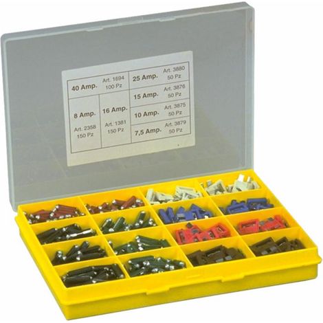 Assortimento fusibili bilama e siluro