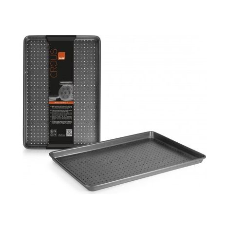 ibili 8411922446999 Bandeja de horno negra 39x27 cm