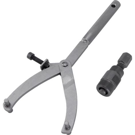 Clé à cliquet ajustable 24-27mm pour volant moteur d'embrayage moto, extracteur magnéto compatible scooter, quad, dirt bike, go-kart, outil de réparation mécanique (1/5)