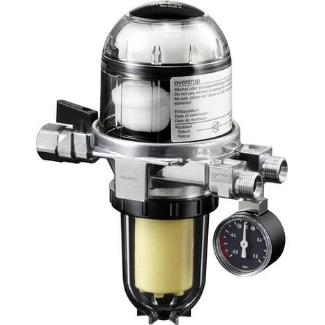 Filtre à mazout combiné avec séparateur d'air OVENTROP Toc-Duo-3 - Avec élément filtrant Siku, 25-40 µm, avec vacuomètre - 2142762 (1/2)