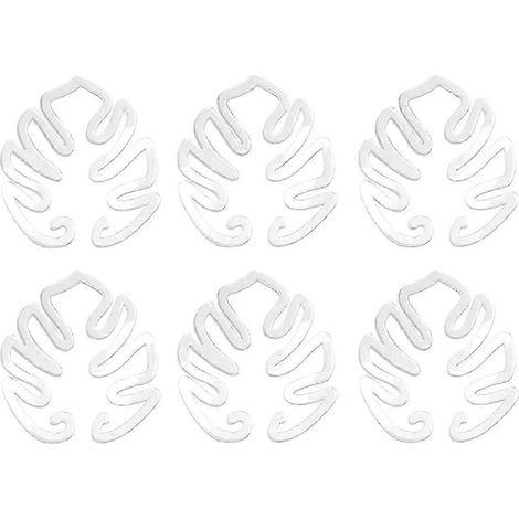 Lot de 6 pinces à plantes en bambou en forme de carapace de tortue - Support vertical pour une croissance saine des fleurs et légumes (1/5)