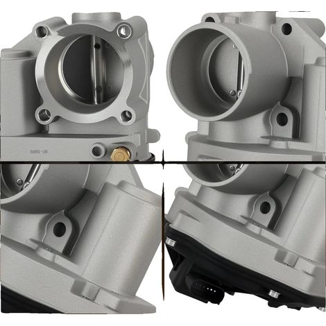 Corps de papillon, Aluminium, 6,5 x 4,5 x 3 pouces, Compatibilité : Modèles de voitures compactes, Évaluations d'efficacité 1,25L-1,6L, Certifié ISO 9001 (1/5)
