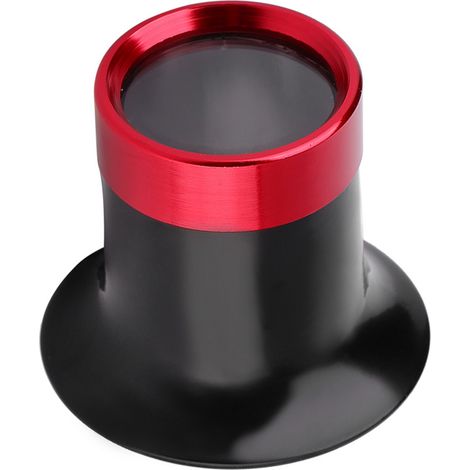 Loupe oculaire en alliage d'aluminium 10X, outil de réparation de montres, loupe à lentille grossissante