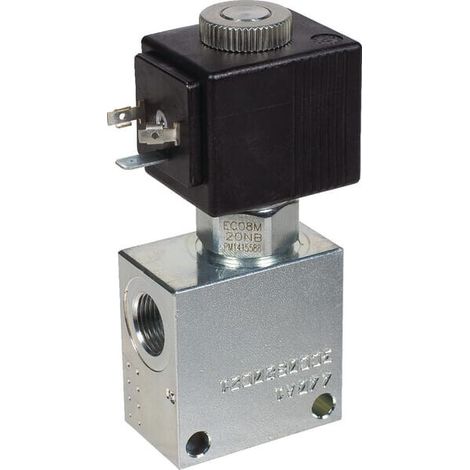 Control valve 2/2 EC08M NC 24VDC 3/8" BSP WALVOIL EC08MNC002 (1/3)