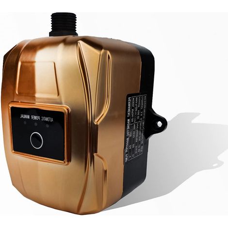 150W 24V DC Pompe de Surpression Solaire 25M/82ft Débit 45l/min (11GPM) Domestique Intelligent Mini Pompe D'arrosage à Pression de Suralimentation Sortie 1/2" avec Commutateur de Débit 4.6A (1/5)