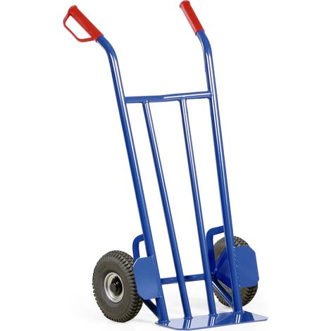 Bako Logistiksysteme Stahlrohr Stapelkarre 350kg Traglast Rollenlager Luft 2 PR 260x85mm