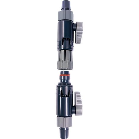 Raccord de tuyau pour aquarium - 16 à 22 mm - Raccord à libération rapide - Régulation du débit d'eau - Connecteur de filtre d'aquarium
