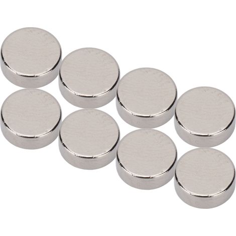 100 aimants en néodyme à vendre, aimants puissants pour l'artisanat, la science, le bricolage et les aimants de réfrigérateur, aimants ronds, adaptés à de multiples usages, 83 mm. (1/5)