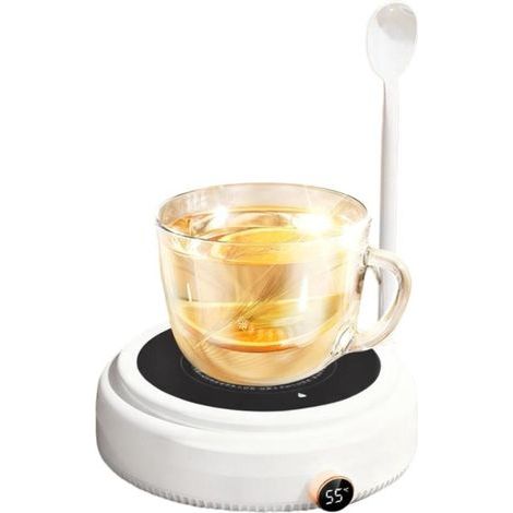 Chauffe-tasse magnétique Chauffe-tasse à café pour bureau, maison, voyage, thé, lait, boissons chaudes, femmes, hommes, Noël (1/5)