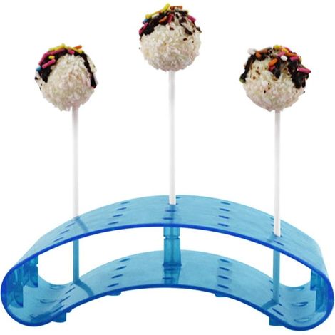 1 Présentoir à cake pops, 20 emplacements, acrylique transparent, support bâtonnets, fêtes anniversaire mariage (1/5)