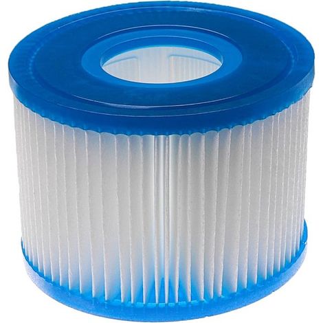 Lot de 12 cartouches filtre type VI blanches/bleues compatibles Bestway, spa, hot tub et piscine gonflable (1/5)