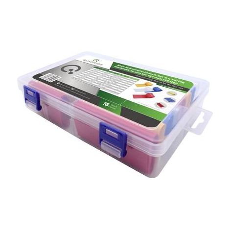 Quadrios Fundas termorretráctiles transparentes 16 piezas PVC