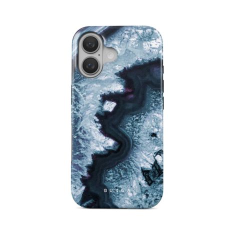Funda protectora Burga Tough MagSafe para iPhone 16 compatible con MagSafe (color "lago congelado"). (1/3)