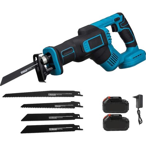 Pendelsäge, 3000 U/min, Dual-Lithium-Batterien, 2 Batterien (1/2)