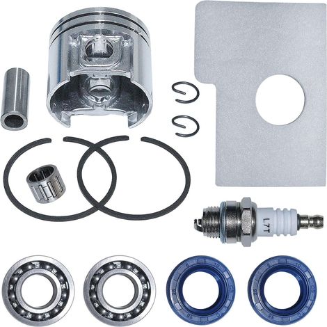 Piston, Vilebrequin, Joint, Roulement, Filtre à Air Pour Stihl MS180 018 Pour Tronçonneuse, piston, axe, segments, anneau de fusible, roulement à aiguilles, filtre à air, roulement de vilebrequin, joi (1/5)