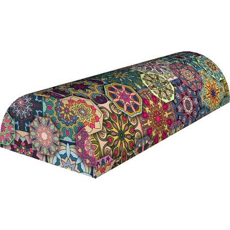 Coussin traversin Valencia 10x40 cm - ergonomique, en mousse à mémoire de forme, pour le soutien du dos, de la nuque et du cou, décoratif - Bertoni (1/5)