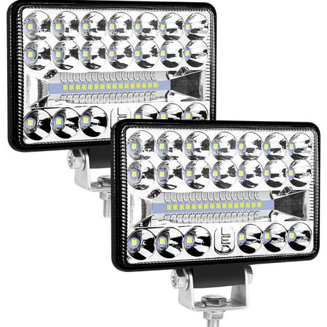 Phare de Travail LED 108w 36led Grand Angle pour SUV et Off-Roader, Éclairage Fiable en Plastique, Lampe 12v-24v pour Chantier et Véhicule Tout- (1/5)