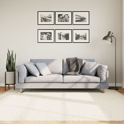 Teppich OVIEDO Kurzflor Beige 200x200 cm