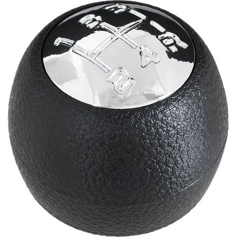 Pomello del cambio Alfa Romeo 147 00-10 NERO + CROMATO 5 MARCE (1/5)