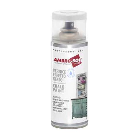 BOMBOLETTA SPRAY EFFETTO GESSO AMBROSOL 400 ml Rosa cipria - 6 pezzi- AMBROSOL