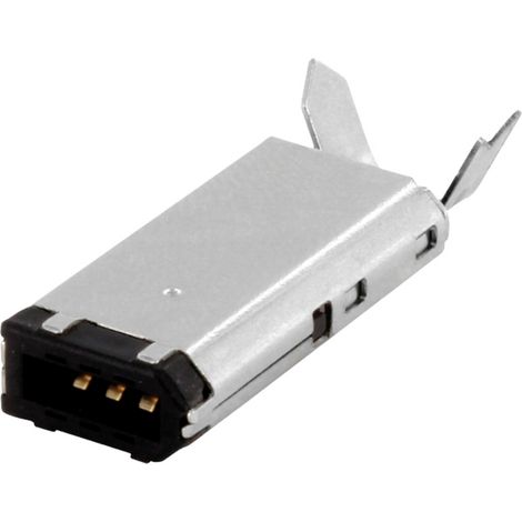 FireWire Stecker 6p Lötanschl. FWS6L Schwarz econ connect Inhalt: 1 St. (1/3)