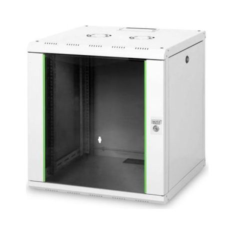 Digitus DN-19 12U-6/6 Wandmontage-Schrank grau robustes Stahl