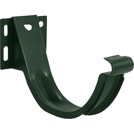 Crochet de gouttière réglable 125 mm acier – Vert RAL 6020