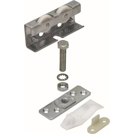 Hettich Montagesatz für eine Tür - TopLine 3plus Bodenführung Möbelbeschläge