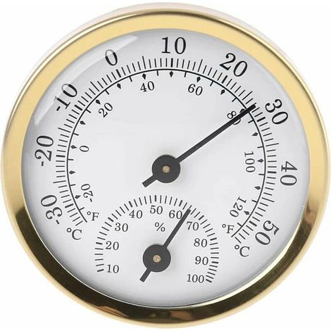 Thermomètre intérieur analogique hygromètre - Affichage de la température de l'humidité (1/5)