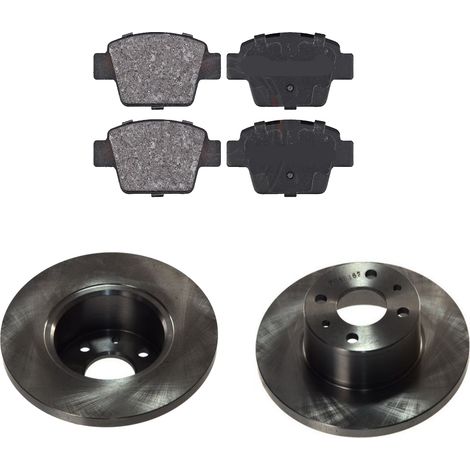 KIT FRENI POSTERIORI compatibile con MULTIPLA (186) - DISCHI + PASTIGLIE OEM: FDB1469 / 15049 , 15952 /SOSTITUZIONE DIRETTA/BASSA POLVERE/SILENZIOSO (1/5)