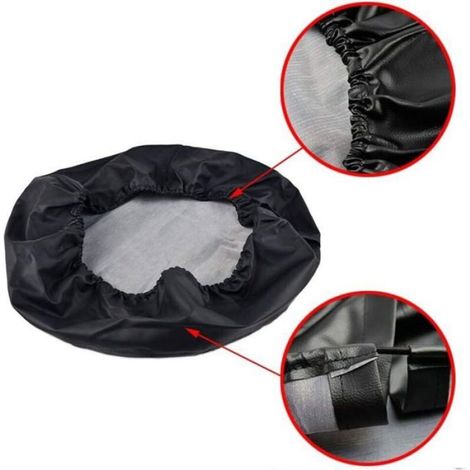 Housse De Pneu De Secours - 16 Pouces - Diametre 76 A 79 Cm - Etanche Antipoussiere - Pour Roue De Voiture - 1 Piece (1/4)