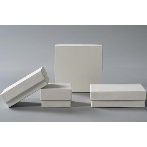 Vielseitige rechteckige Geschenkboxen, weiß, 4 verschiedene Größen: 5,1 x 5,1 x 3,3 cm, 5 x 8 x 2,8 cm, 7 x 9 x 2,8 cm, 9 x 9 x 3 cm (1/5)