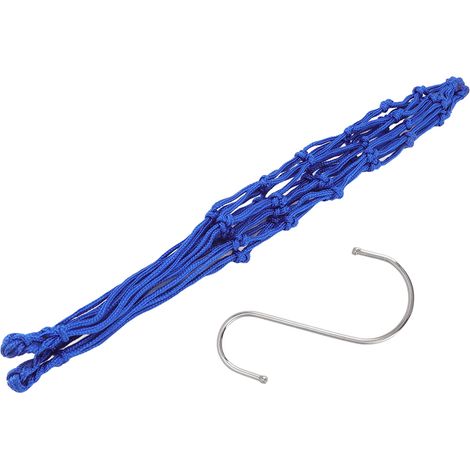 Sac à légumes pour volailles avec crochet et grande capacité – Sac filet d'alimentation durable pour poules, canards et oies avec crochet (1 sac) (1/4)