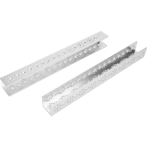 2 Stück 17-Loch-U-Träger-Aluminiumprofile für Roboterteile, geeignet für Tetrixrobotics (1/5)