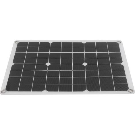Panneau Solaire 50W Pliable Monocristallin avec Double USB pour Camping Car Bateau Charge Extérieure (1/5)