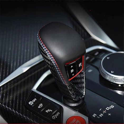 Cache-pommeau de levier de vitesse rouge pour BMW M2 G87 M3 G80 M4 G82 G83 modèles 2021-2025. (1/5)