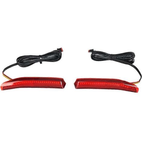 Top case moto, conseils de voyage, éclairage latéral LED rouge (1/5)