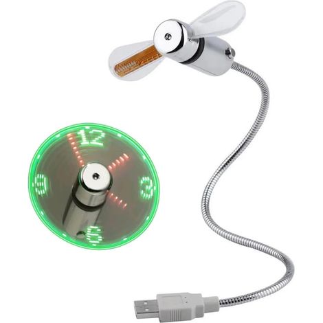 d'horloge USB LED avec affichage en temps réel (1/5)
