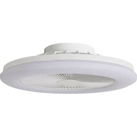 Lindby Ventilador de techo con lámpara 'Vedin' en Blanco Plástico (1/5)